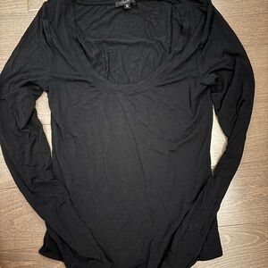 Dynamite round neck bodysuit with clips